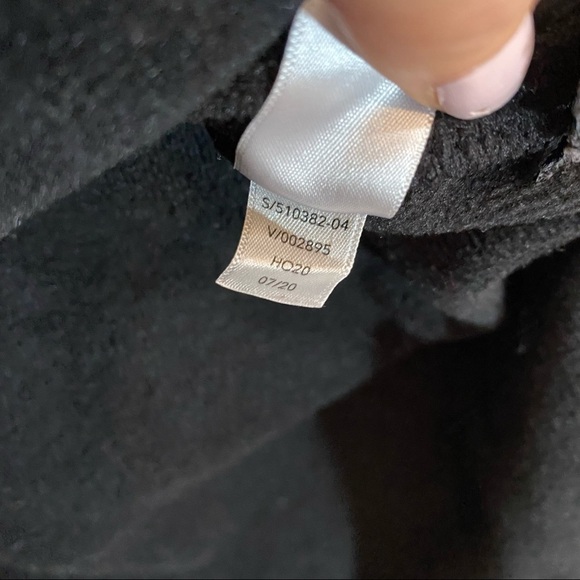 Athleta Cozy Karma Side Zip Funnel Neck Black Sweatshirt Small - Picture 8 of 8